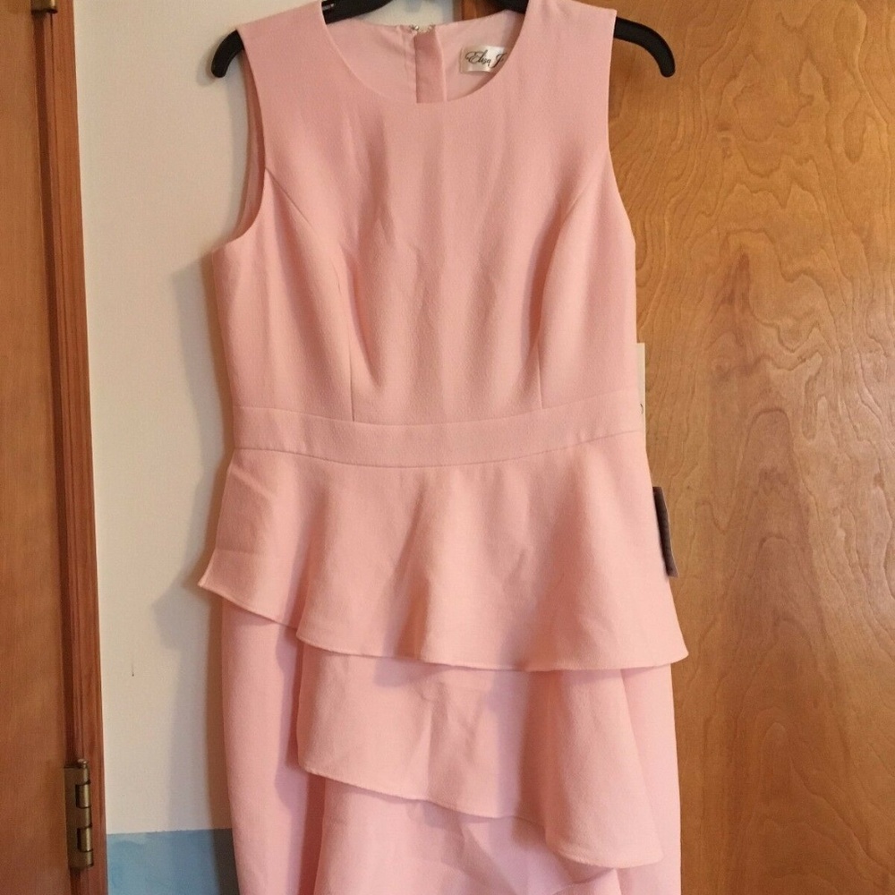 ELIZA J LIGHT PINK DRESS, NEW w/ tags